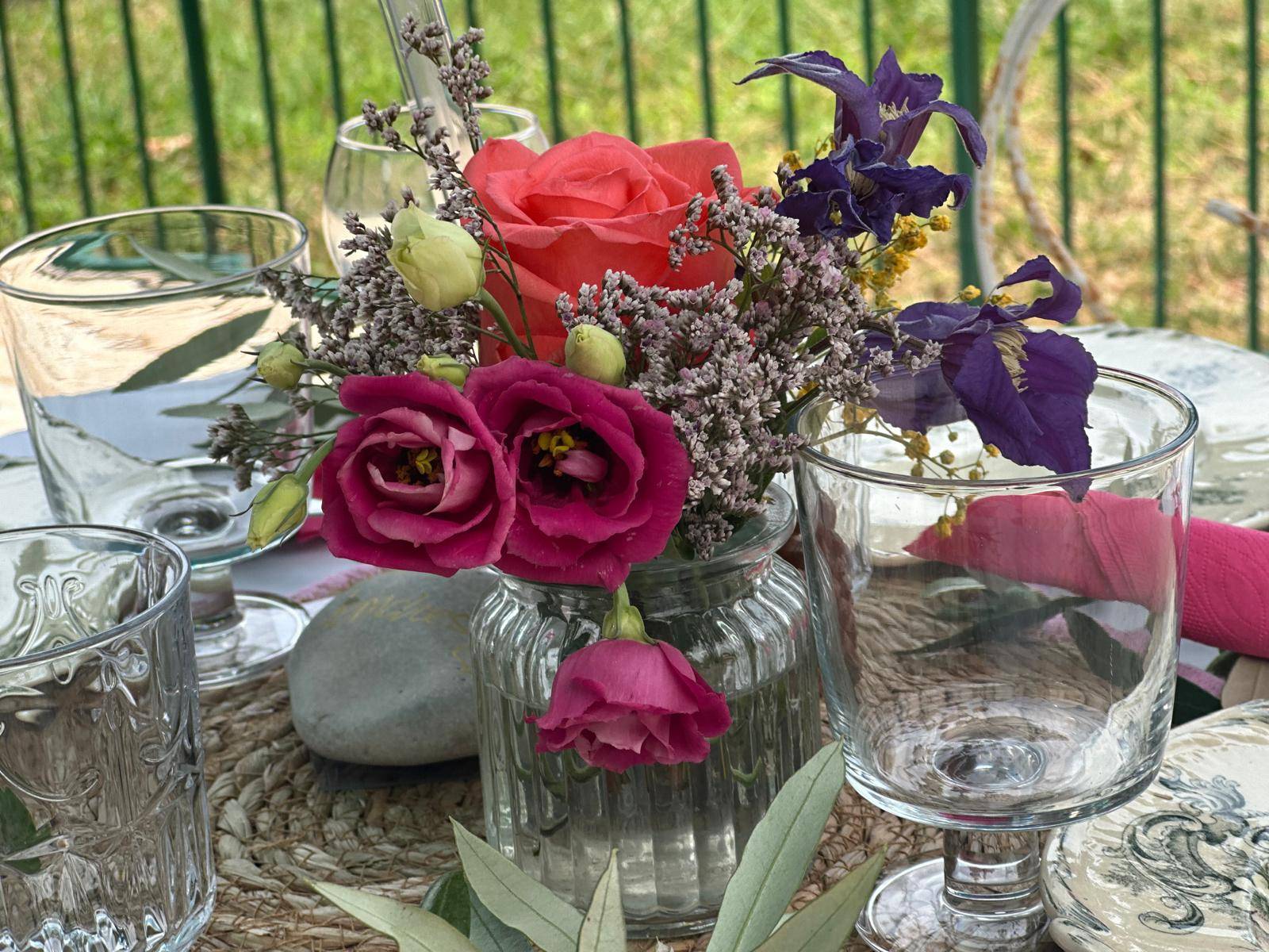 Table Éphémère avec un chef local organisée dans notre villa sur les hauteurs de Cassis