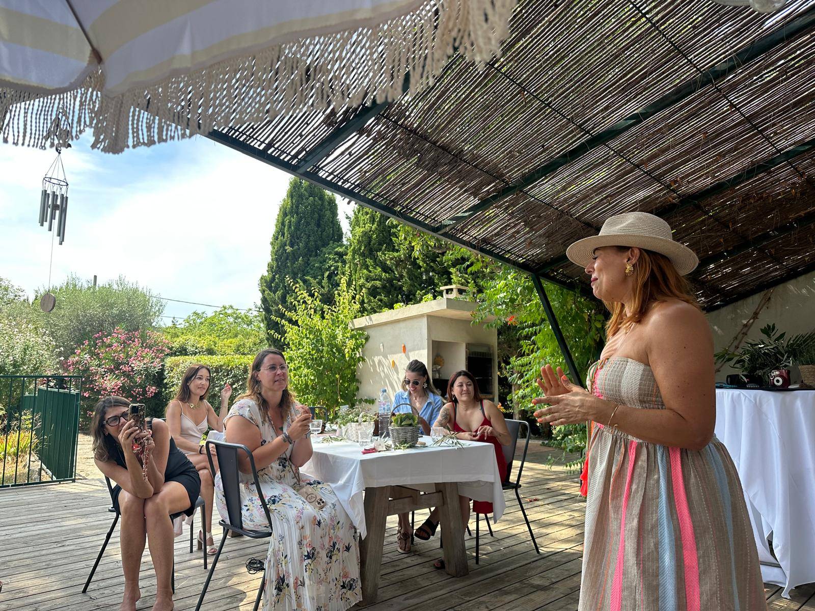 Journées sur l'Empowerment Féminin organisée par Les Diners OSE dans notre villa avec piscine à Cassis