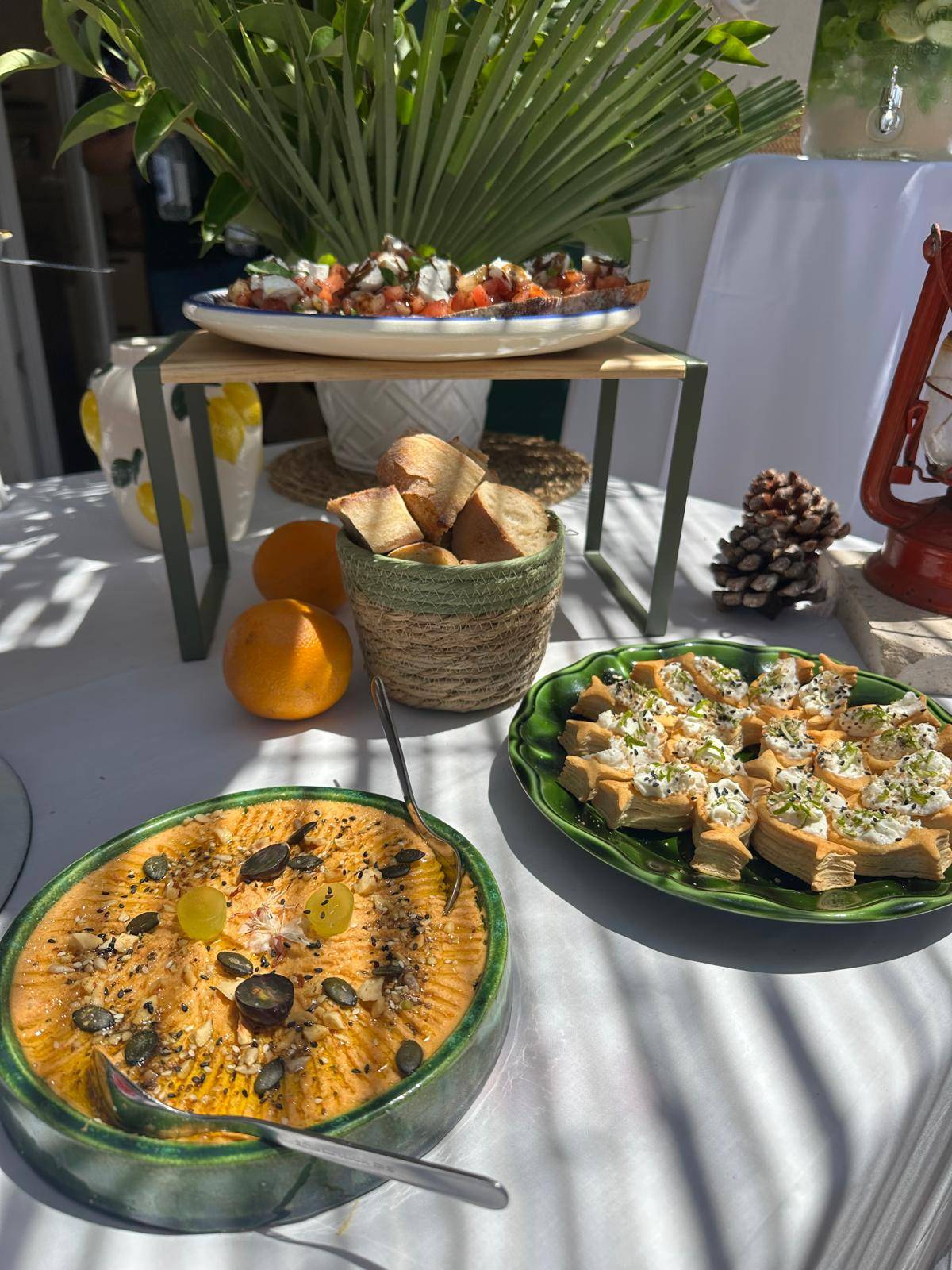 Table Éphémère avec un chef local organisée dans notre villa sur les hauteurs de Cassis