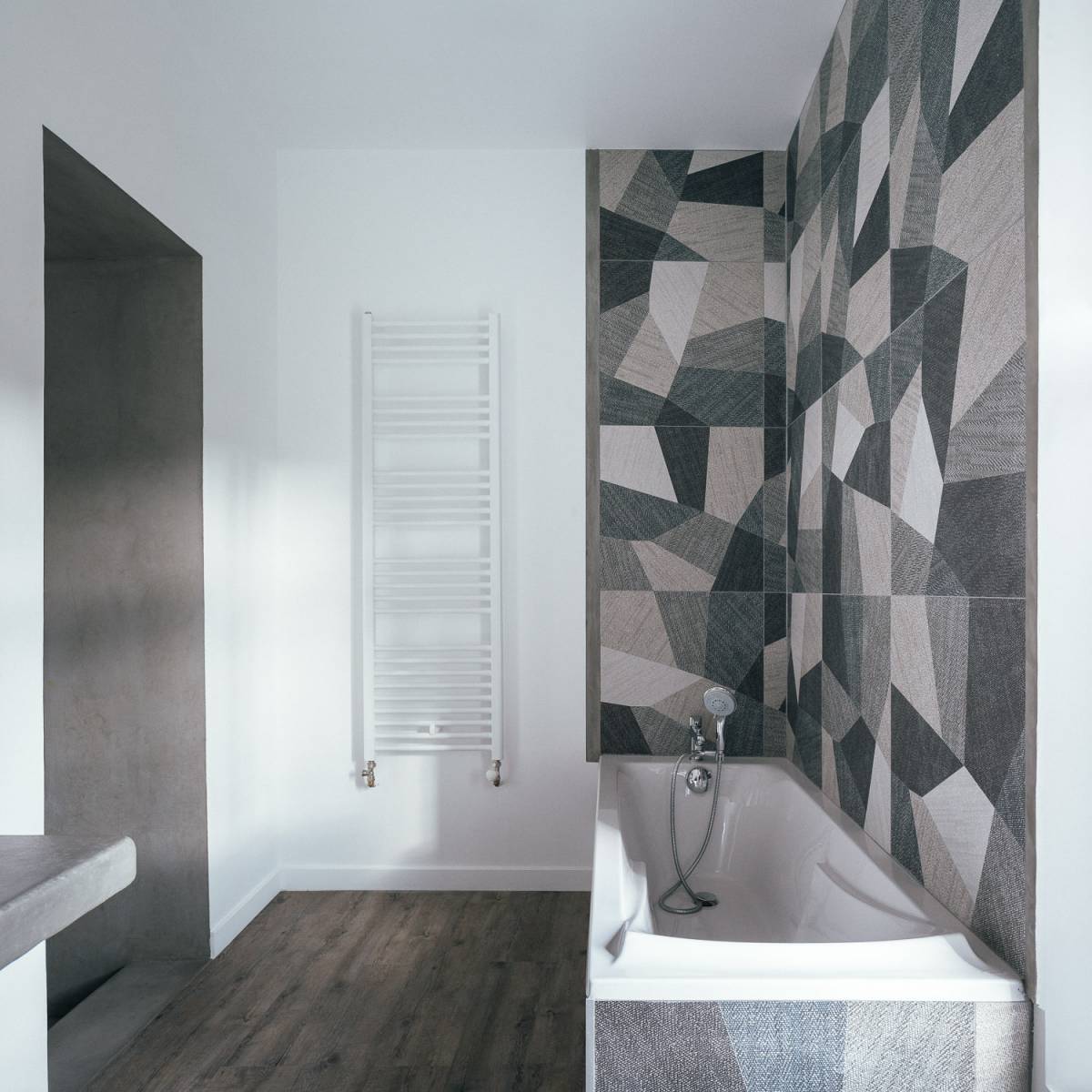 salle de bains architecturale, décoration, Cassis villa Le Bocage